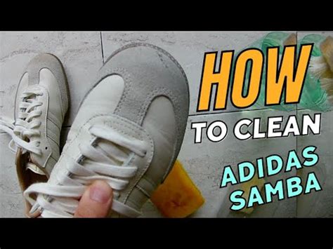 how to clean adidas sambas.